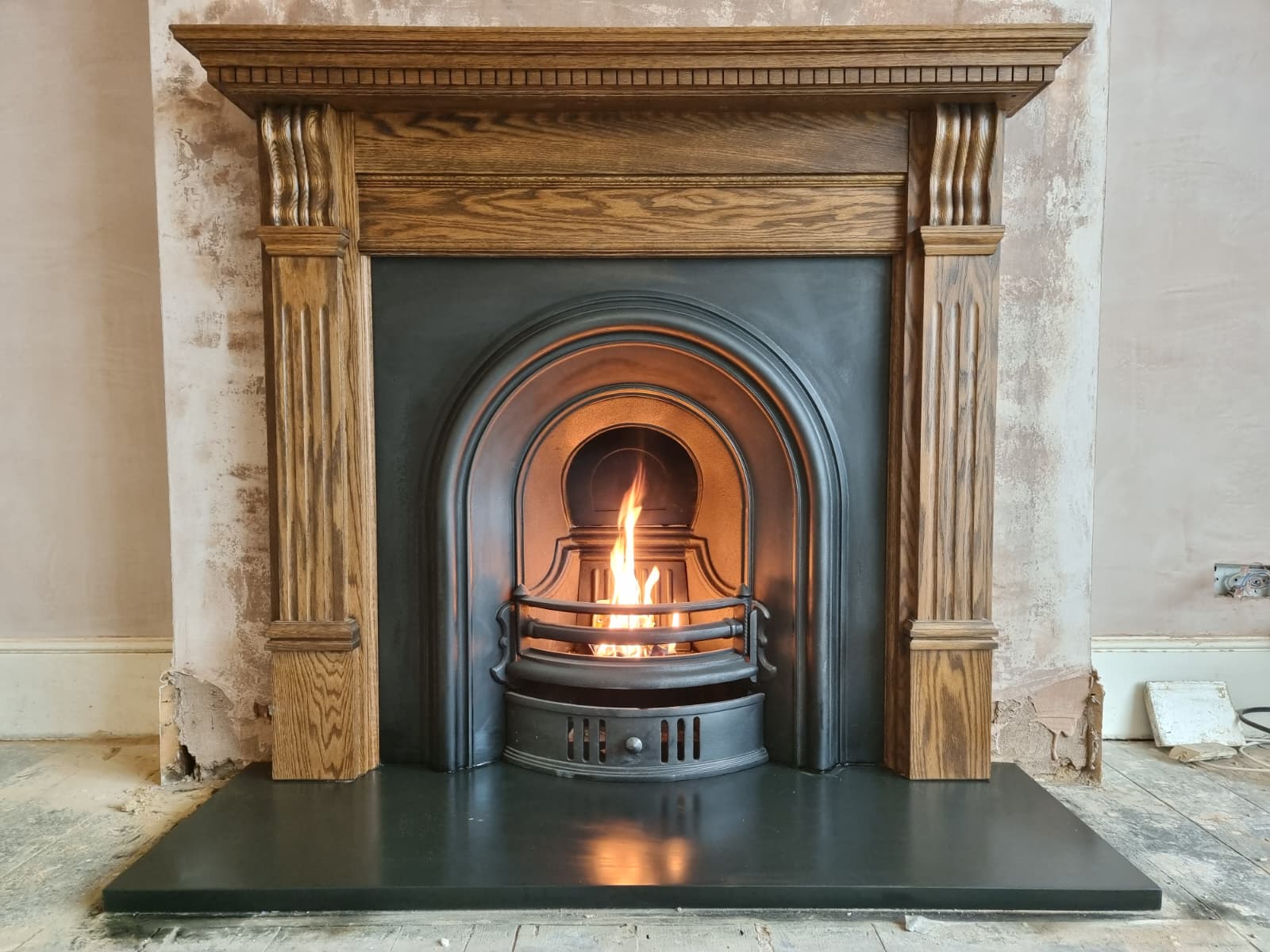 Wood burning stove and fireplace installation by Windsor & Eton Stoves