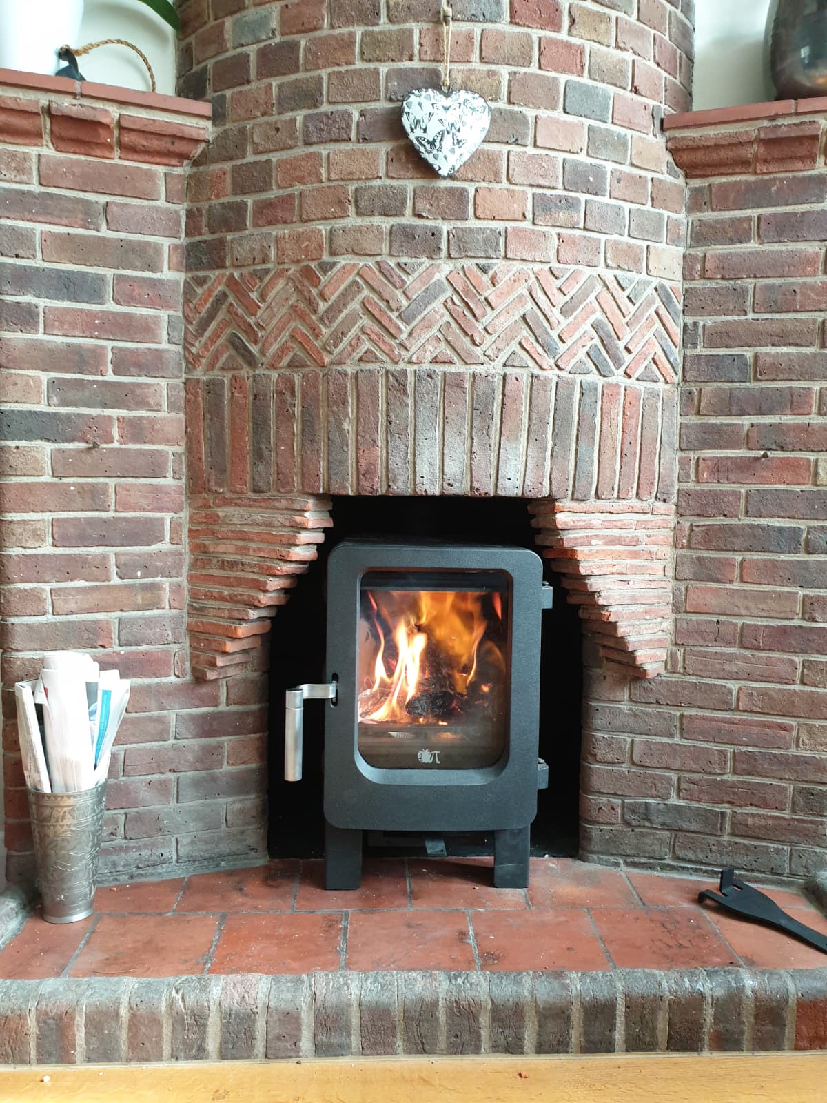 Wood burning stove and fireplace installation by Windsor & Eton Stoves