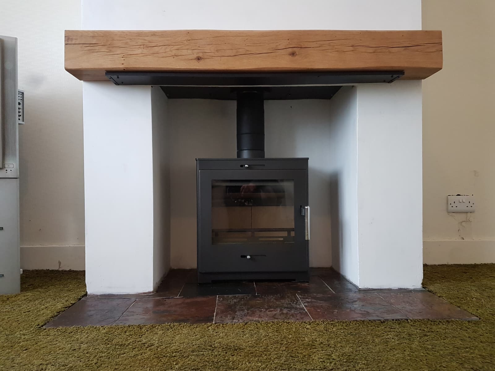 Wood burning stove and fireplace installation by Windsor & Eton Stoves
