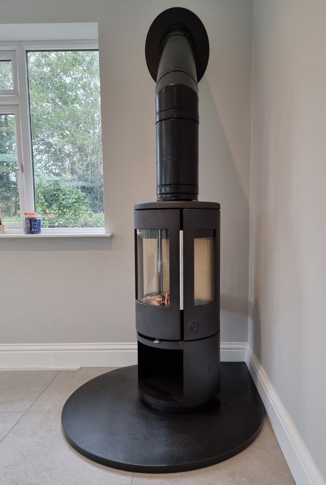 Wood burning stove and fireplace installation by Windsor & Eton Stoves