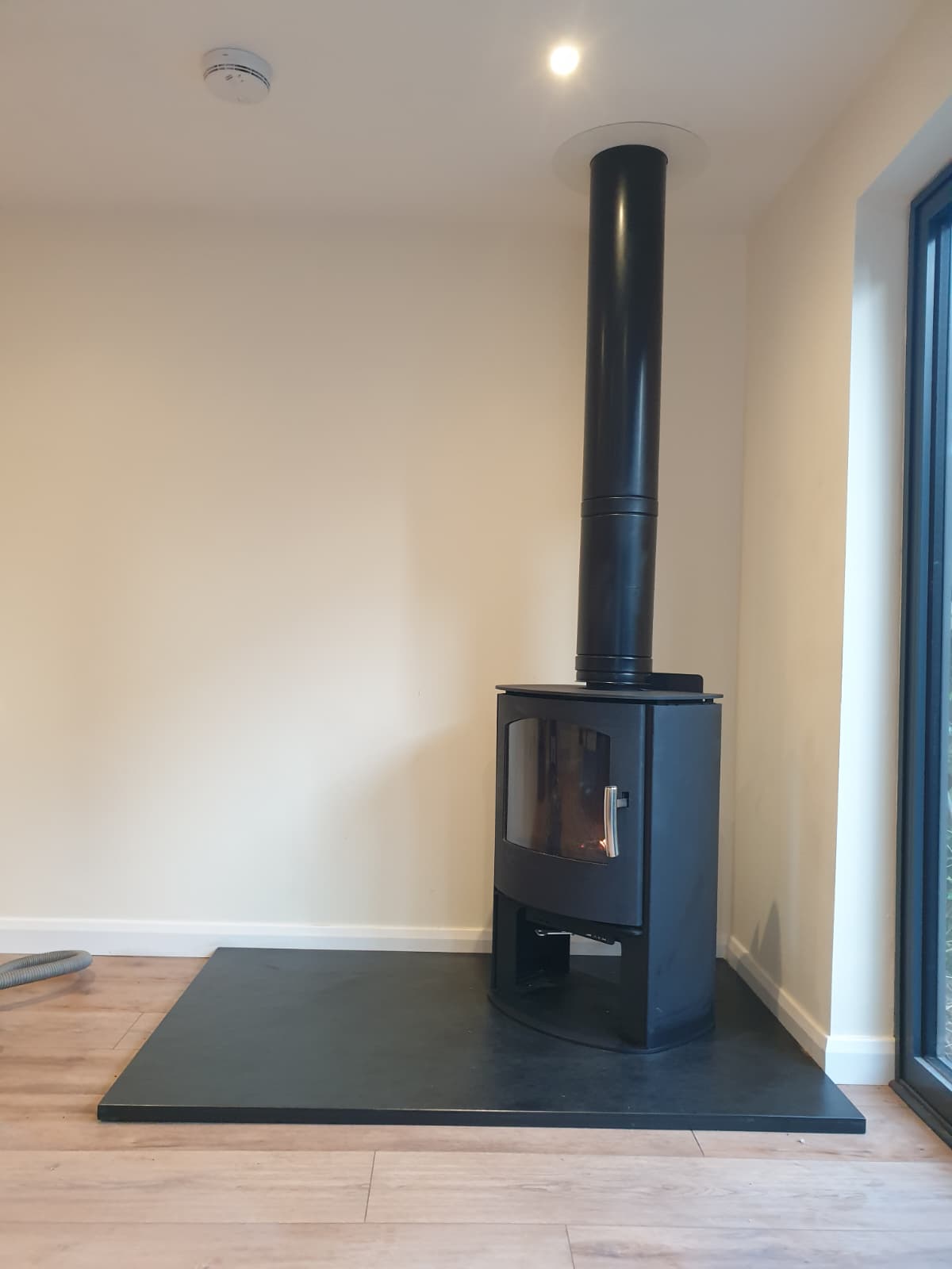 Wood burning stove and fireplace installation by Windsor & Eton Stoves