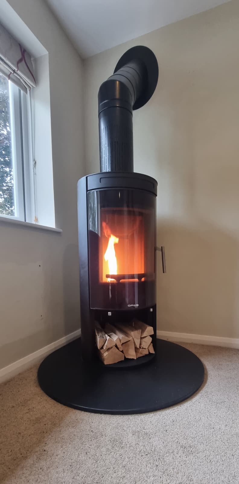 Wood burning stove and fireplace installation by Windsor & Eton Stoves