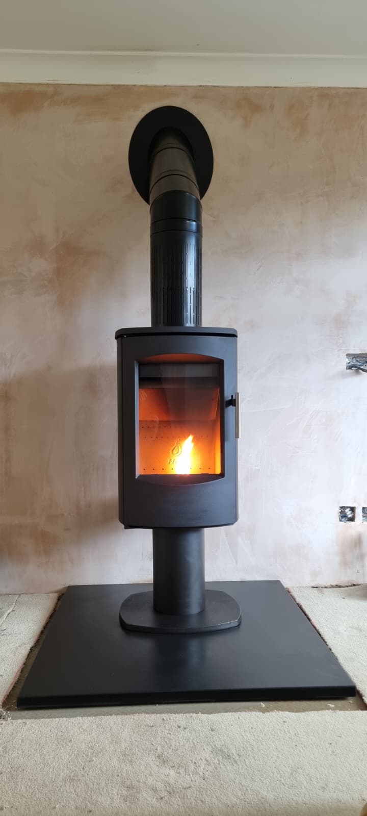 Wood burning stove and fireplace installation by Windsor & Eton Stoves
