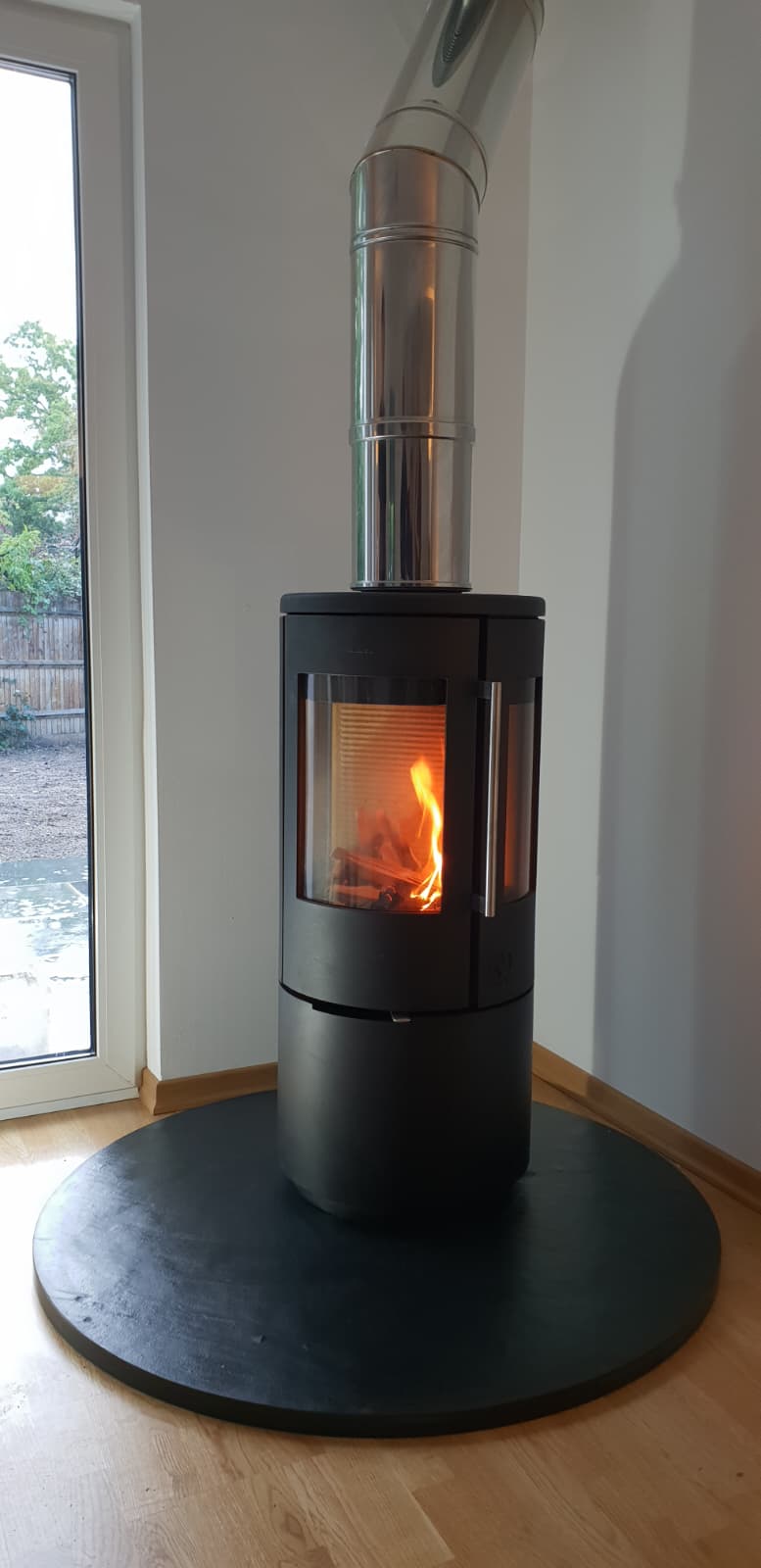 Wood burning stove and fireplace installation by Windsor & Eton Stoves