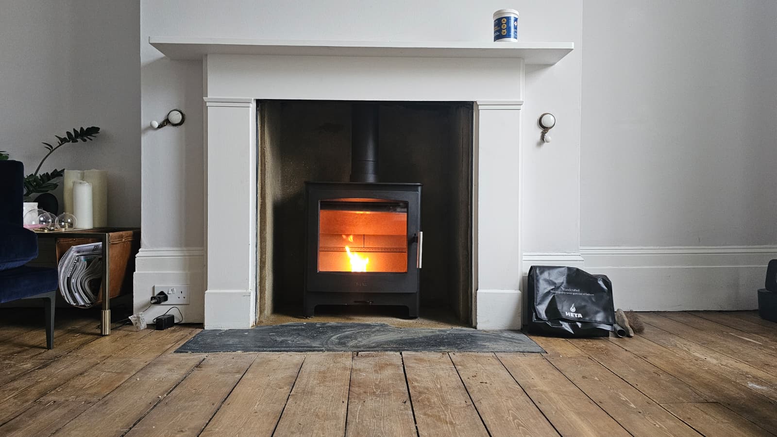 Wood burning stove and fireplace installation by Windsor & Eton Stoves