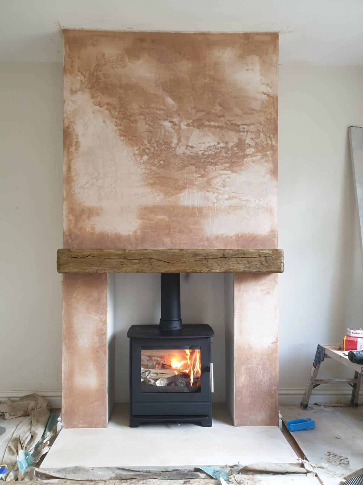 Wood burning stove and fireplace installation by Windsor & Eton Stoves