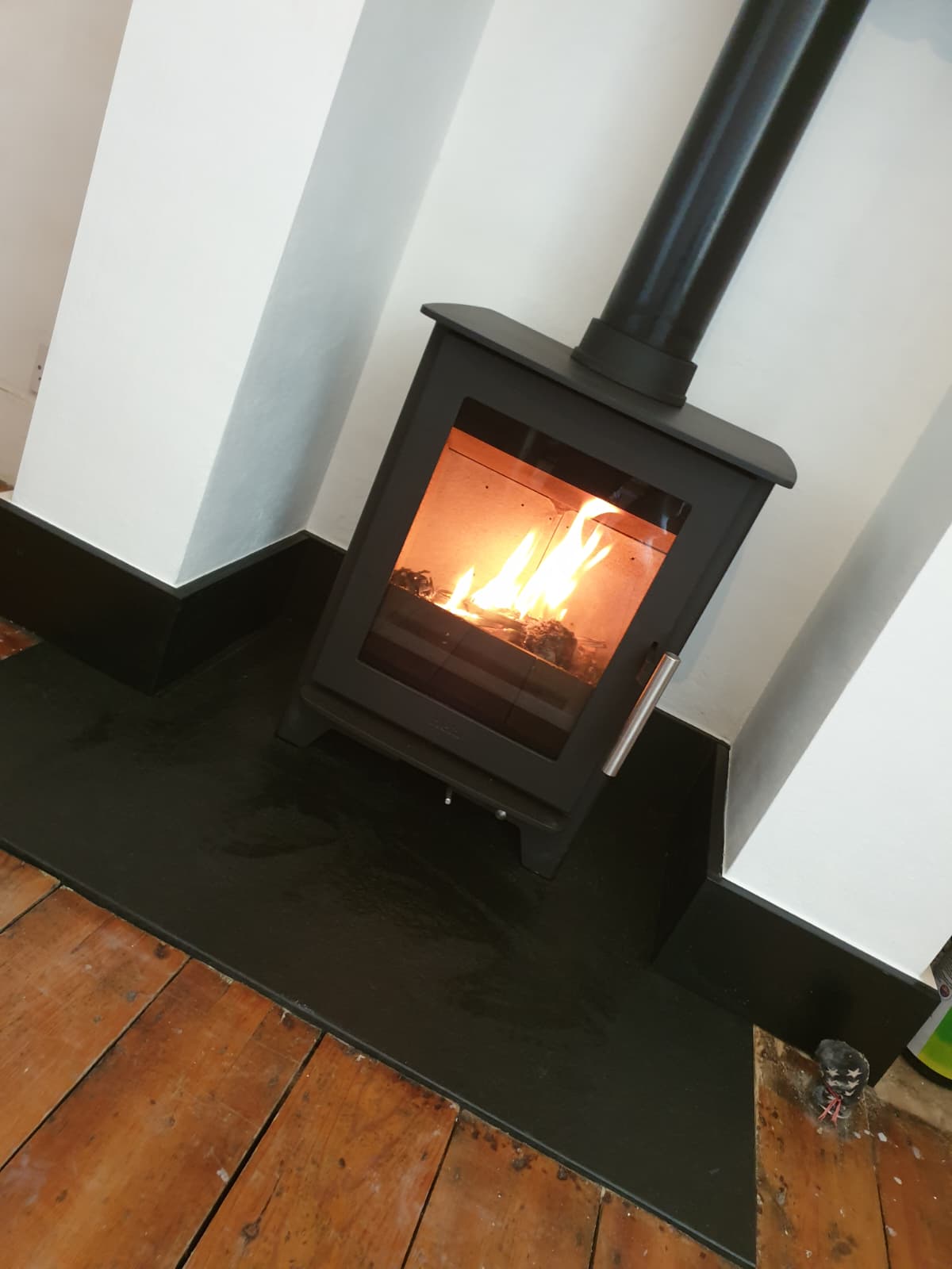 Wood burning stove and fireplace installation by Windsor & Eton Stoves