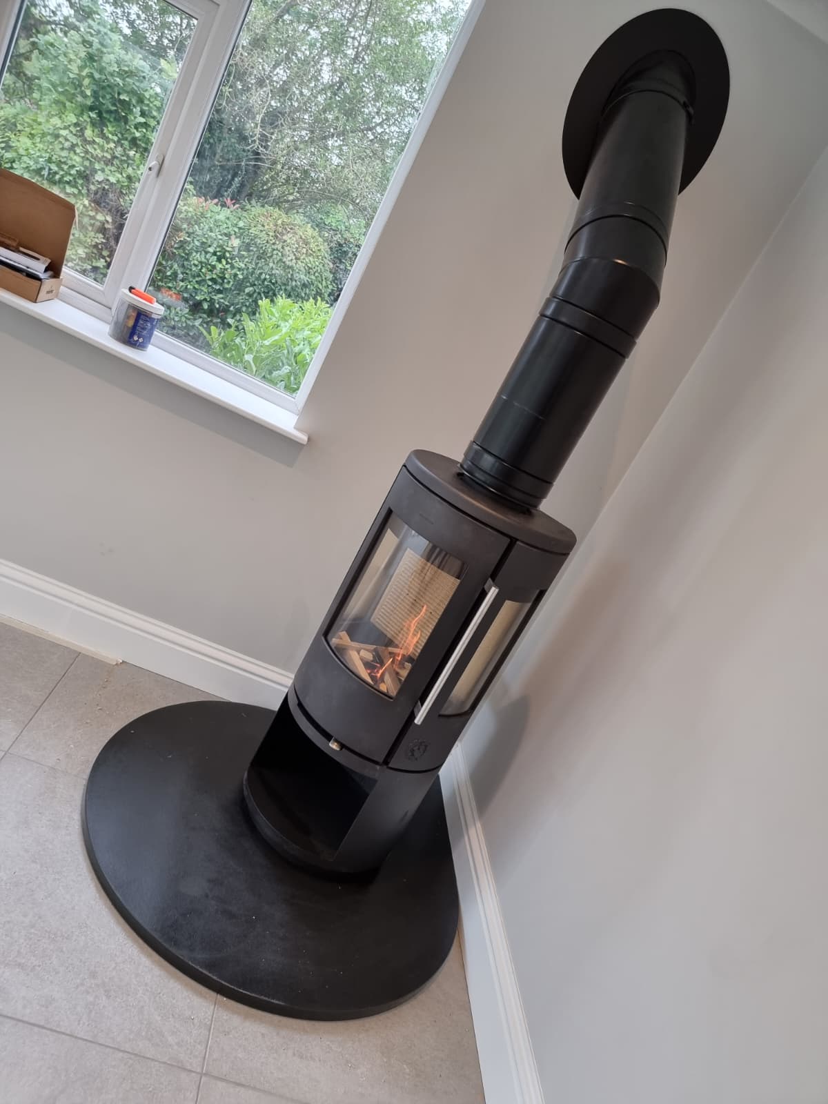 Wood burning stove and fireplace installation by Windsor & Eton Stoves