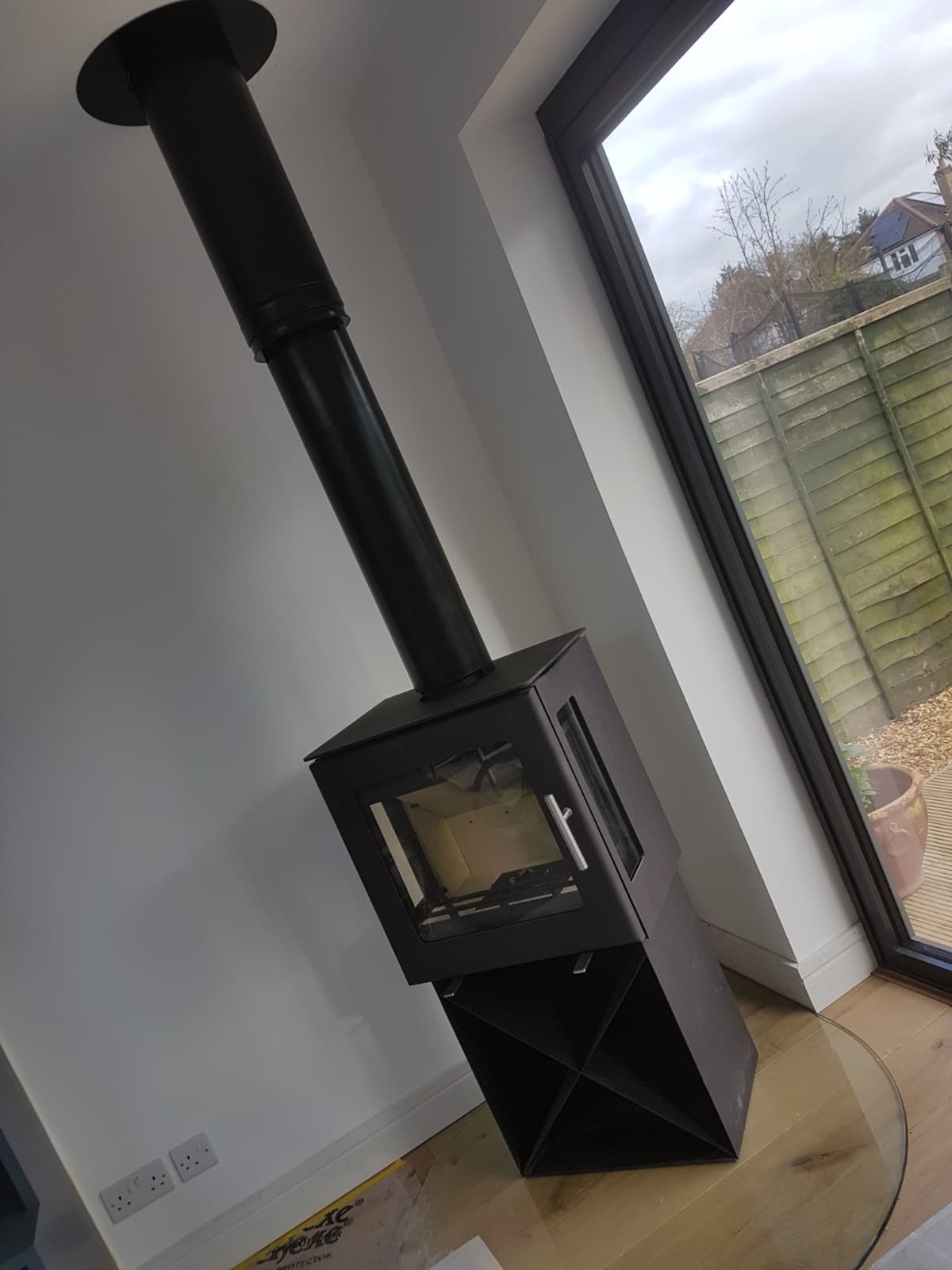 Wood burning stove and fireplace installation by Windsor & Eton Stoves